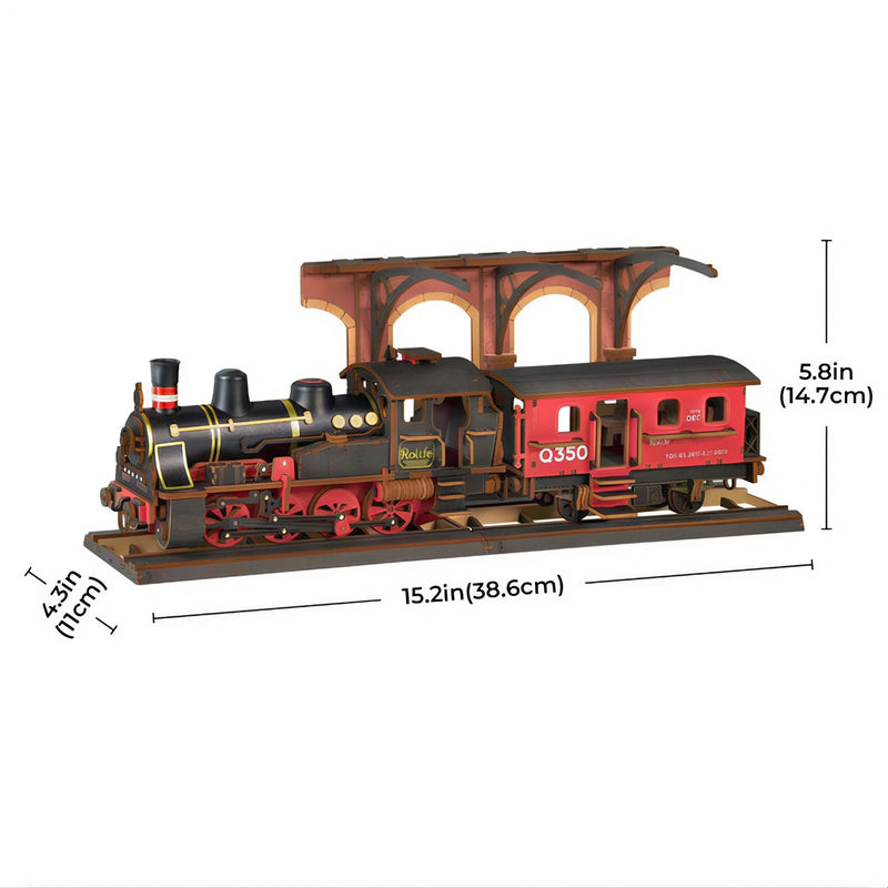 DIY 3D Puzzle - Steam Journey Train - 405pcs