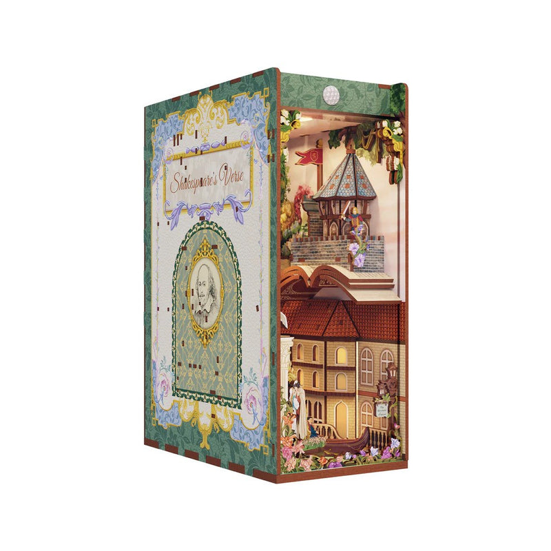 DIY 3D Book Nook Kit: Shakespeare's Verse 212pcs