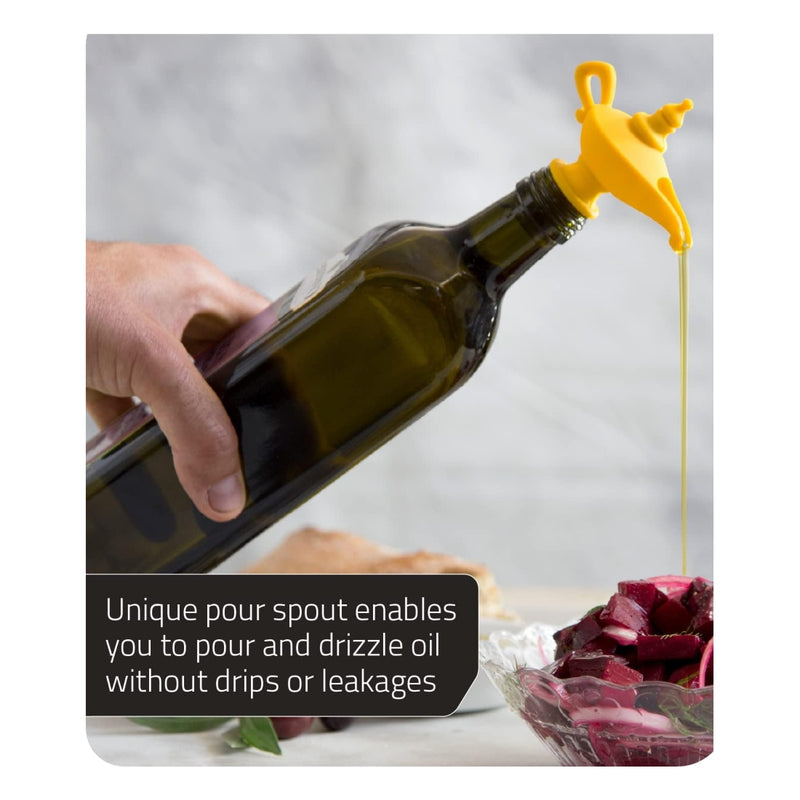 Wine Pourer and Stopper Genie Bottle 2 Pack