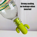 Wine Stopper Green Cactus 2 Pack