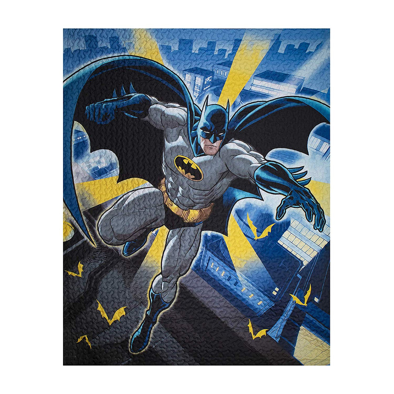 Quilted Bedspread Batman In The City TWIN Size - Flashpopup.com