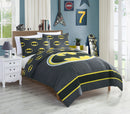 DC Reversible Comforter Set  - Batman Emblem 3 Piece, Queen 86'' x 86''