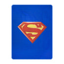 Quilted Bedspread Superman Shield TWIN Size - Reversible  Design - Flashpopup.com