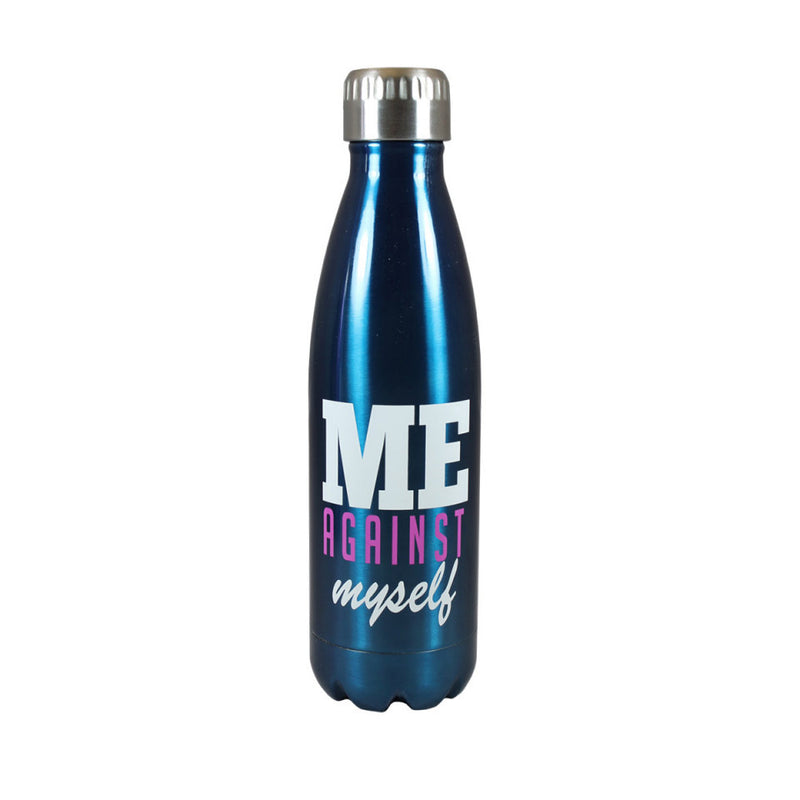 Gourmet Home Stainless Steel Bottle 'Me' 17Oz, Blue - Flashpopup.com