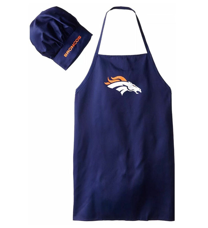 NFL Denver Broncos Apron & Chef Hat - Flashpopup.com