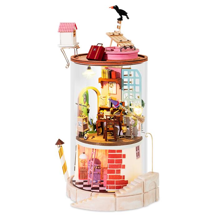 DIY 3D Mysterious World Clear Tower - Secluded Neighbor 135 pieces - Flashpopup.com