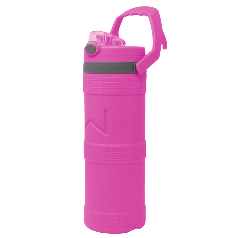 Insulated Water Bottle 32oz with Handle, Pink