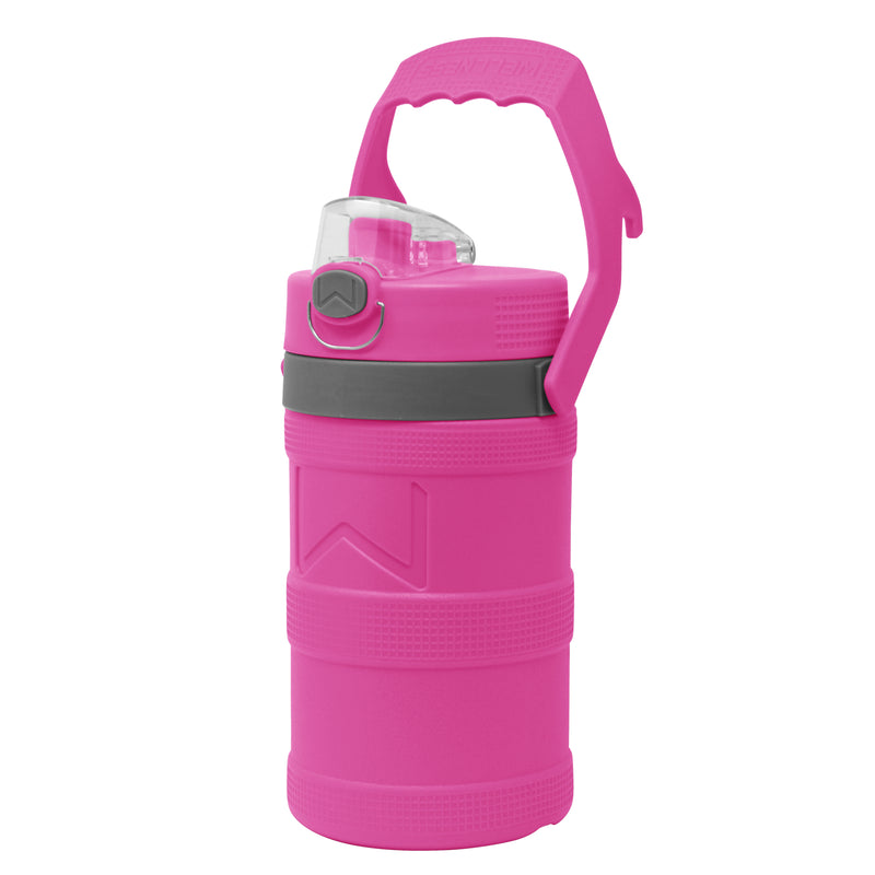Insulated Water Bottle 64oz with Handle, Pink
