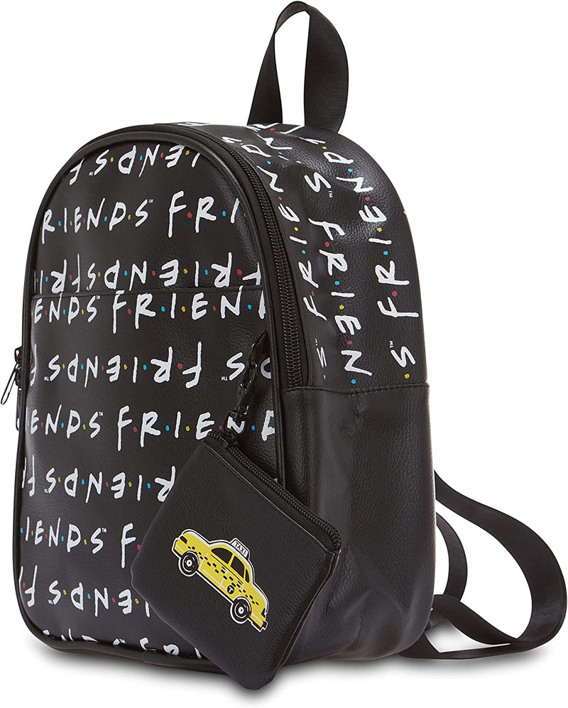 Leather Backpack with Coin Purse - Friends, 10.5''