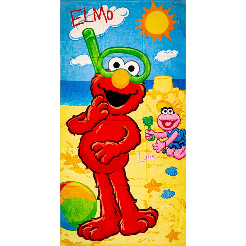Sesame Street Lola Sandcastle Beach Towel, Size: 58" X 28" - Flashpopup.com