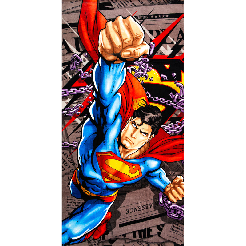 Beach Towel  DC - Superman Daily News - Flashpopup.com