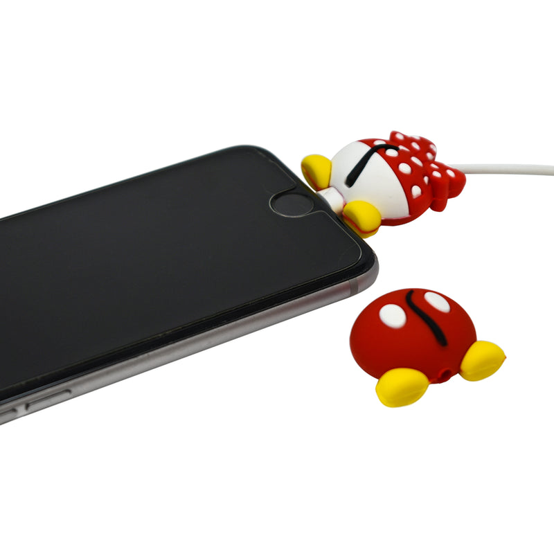 2-pack Cable Protectors Minnie & Mickey Compatible with iPhone & Android Cables - Flashpopup.com