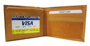 Wallet Genuine Leather Mens Wallet, Bifold & Trifold (Tan, Bifold) - Flashpopup.com