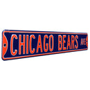 NFL Street Sign Chicago Bears Ave Metal Sign, 3 pounds Dimensions 6" x 36" - Flashpopup.com