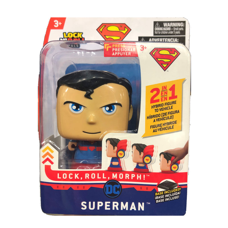 DC Lock N Roll Hybrid Figure To Vehicle Superman - Flashpopup.com