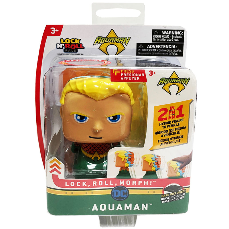 DC Lock N Roll Hybrid Figure To Vehicle Aquaman - Flashpopup.com