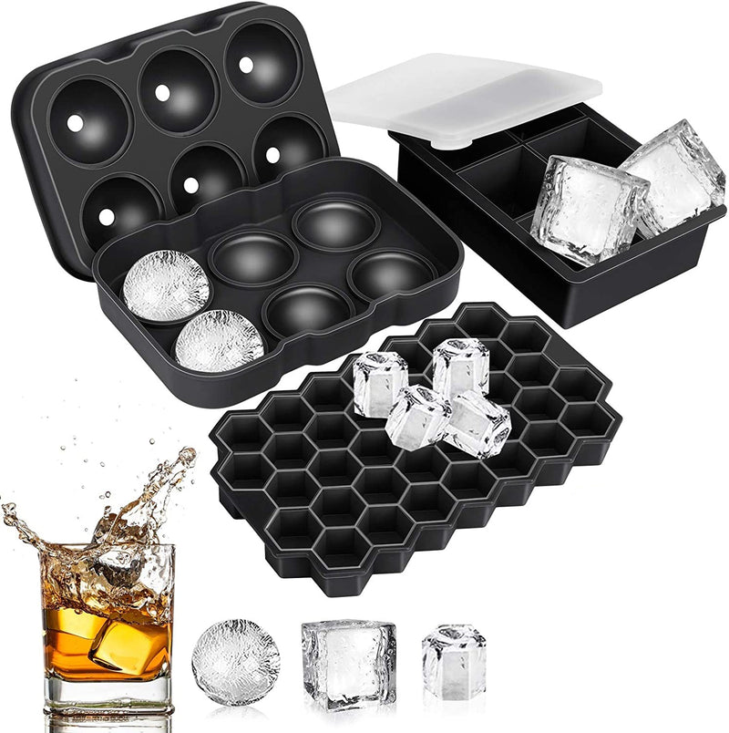Ice Tray - 3 Pack of Shapes - Modeling Chocolate & Ice - Flashpopup.com