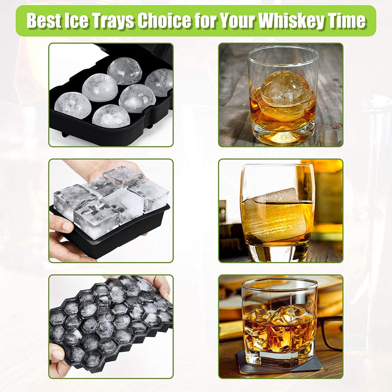 Ice Tray - 3 Pack of Shapes - Modeling Chocolate & Ice - Flashpopup.com