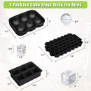 Ice Tray - 3 Pack of Shapes - Modeling Chocolate & Ice - Flashpopup.com