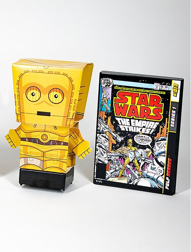 Star Wars C3PO SnapBot Pulp Heroes Pull Back - Flashpopup.com