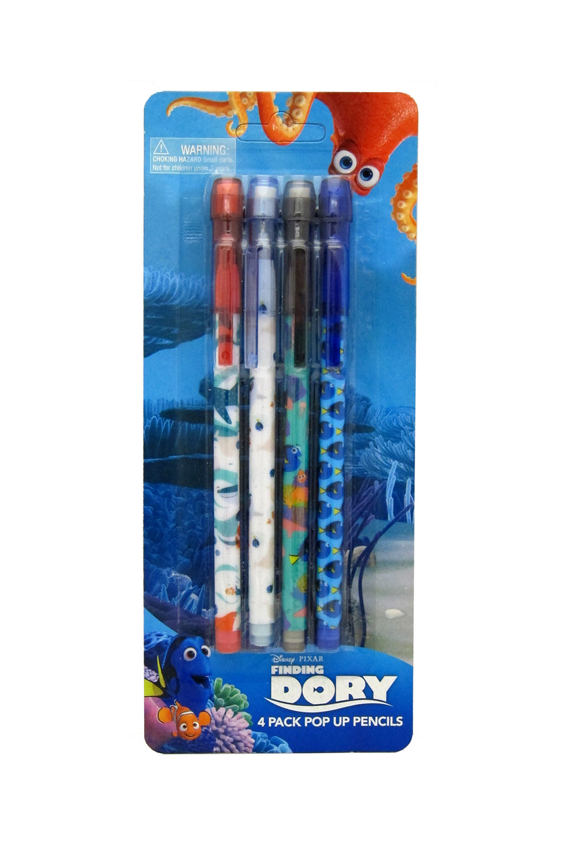 Disney Finding Dory Popup Pencil 4Pk - Flashpopup.com