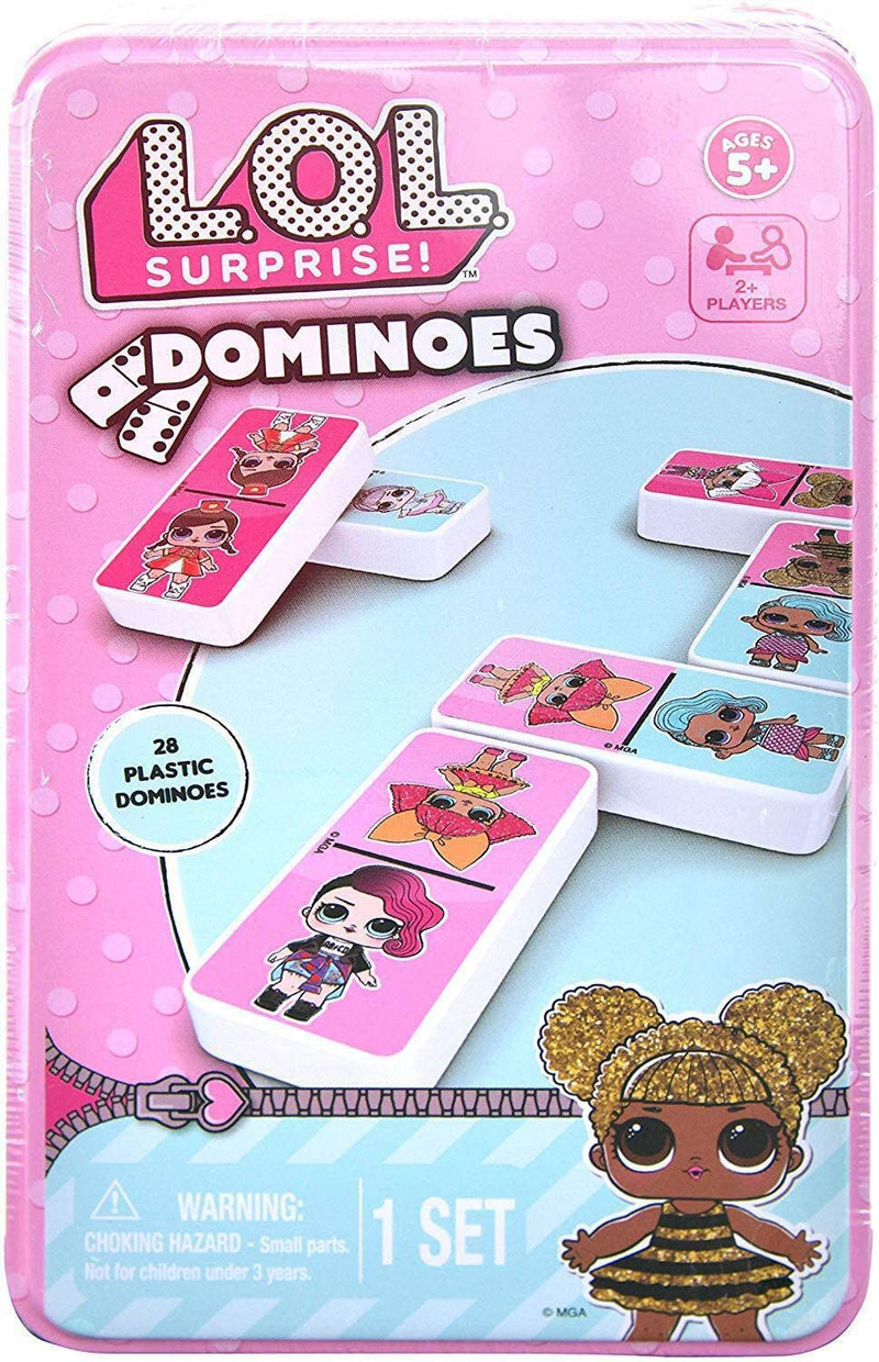 LOL Suprise Dolls Dominoes Dominos Tin Game (NEW) - Flashpopup.com