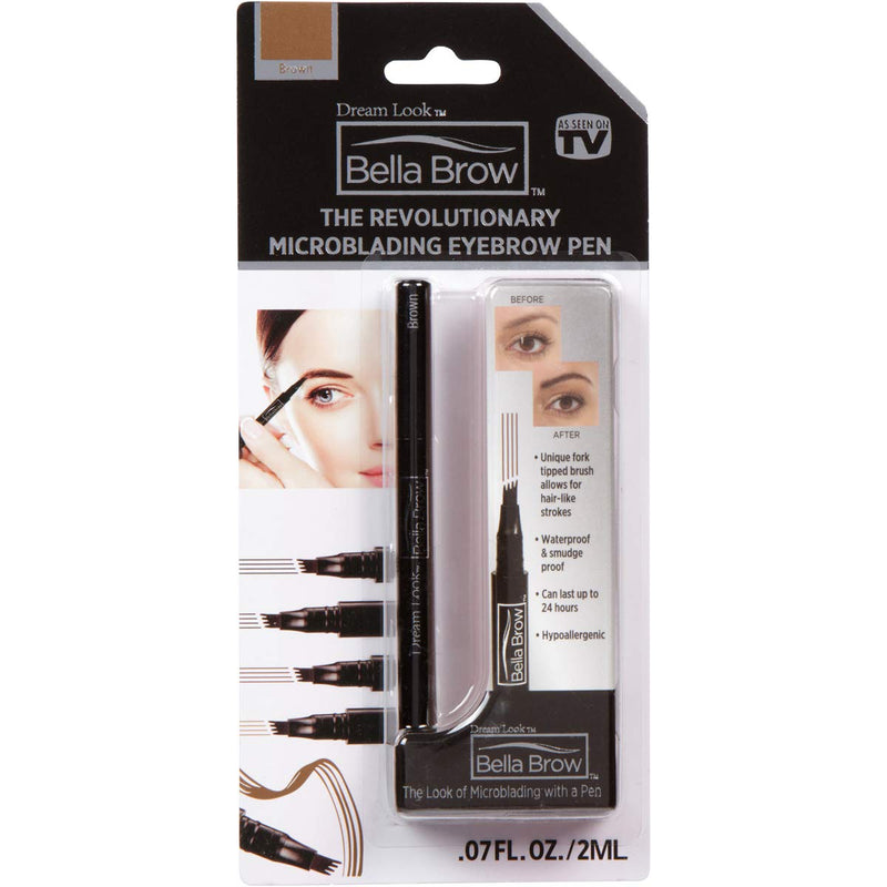 As Seen On Tv Bella Brow Eyebrow Pen - Brown Color - Flashpopup.com