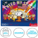 Snoopy in Space 500 Piece Puzzle jigsaw - Flashpopup.com