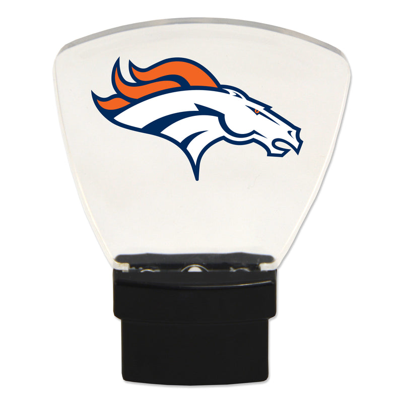 NFL Night Light Denver Broncos Dimensions 4" x 3" - Flashpopup.com