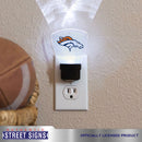 NFL Night Light Denver Broncos Dimensions 4" x 3" - Flashpopup.com