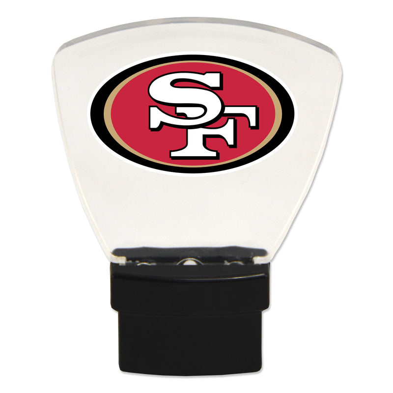 NFL Night Light San Francisco 49ers Dimensions 4" x 3" - Flashpopup.com