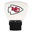 NFL Night Light Kansas City Chiefs Dimensions 4" x 3" - Flashpopup.com