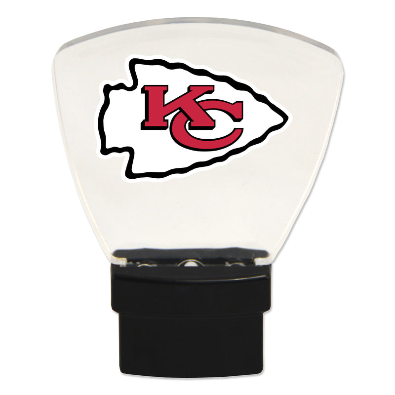 NFL Night Light Kansas City Chiefs Dimensions 4" x 3" - Flashpopup.com