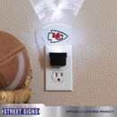 NFL Night Light Kansas City Chiefs Dimensions 4" x 3" - Flashpopup.com