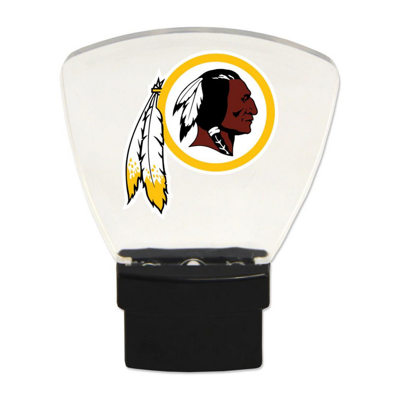 NFL Night Light Washington Redskins Dimensions 4" x 3" - Flashpopup.com