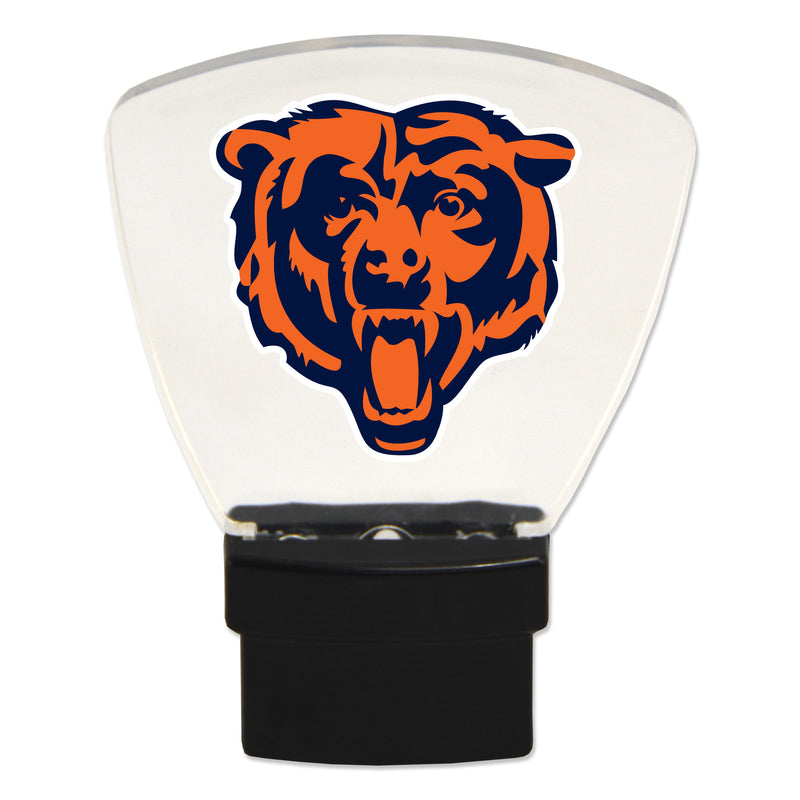 NFL Night Light Chicago Bears Dimensions 4" x 3" - Flashpopup.com