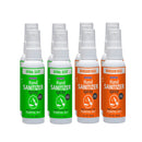 Aromar 8Pc Hand Sanitizer 2oz Spray  70% Alcohol Essential Oils Mandarin & Herbal Scented - Flashpopup.com