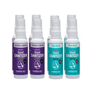 Aromar 8Pc Hand Sanitizer 2oz Spray 70% Alcohol Essential Oils Fresh Water & Lavender Scented - Flashpopup.com