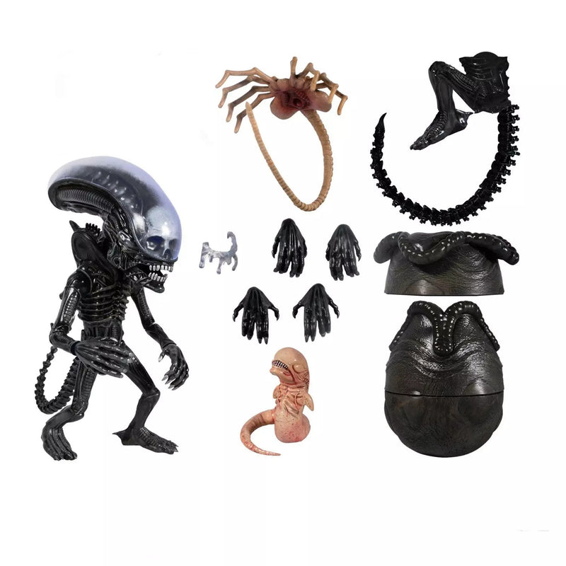 Alien Xenomorph Deluxe MDS 7'' Figure w/ Interchangeable Parts & Accessories - Flashpopup.com