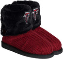 Atlanta Falcons High End Button Boot Slipper - Flashpopup.com