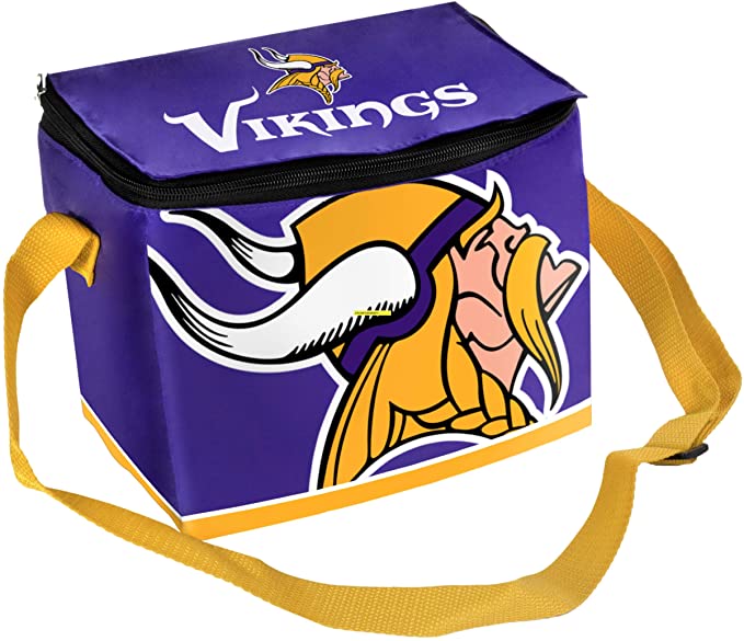 NFL Minnesota Vikings Insulated Lunch Bag - Fits 12 Cans - Flashpopup.com