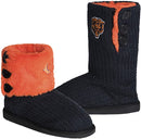 Chicago Bears High End Button Boot Slipper - Flashpopup.com