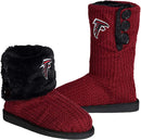 Atlanta Falcons High End Button Boot Slipper - Flashpopup.com