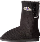 Baltimore Ravens High End Button Boot Slipper - Flashpopup.com