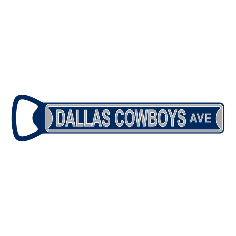 NFL Bottle Opener Dallas Cowboys Magnetic Size: 7" x 1" - Flashpopup.com