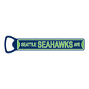 NFL Bottle Opener Seattle Seahawks Magnetic Size: 7" x 1" - Flashpopup.com