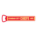 NFL Bottle Opener Kansas City Chiefs Magnetic Size: 7" x 1" - Flashpopup.com