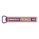NFL Bottle Opener Minnesota Vikings Magnetic Size: 7" x 1" - Flashpopup.com