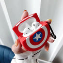 AirPods Case - Marvel - Captain America - Flashpopup.com