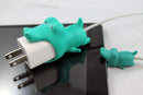 2pk iPhone Big Biter & Small Chomper Cable Protectors - Alligator - Flashpopup.com